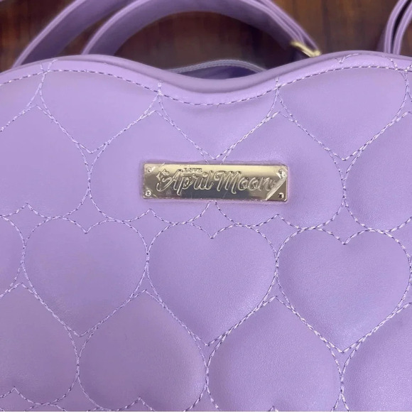 Love April Moon Heart Lola Ita Bag in Lavender - Picture 2 of 7